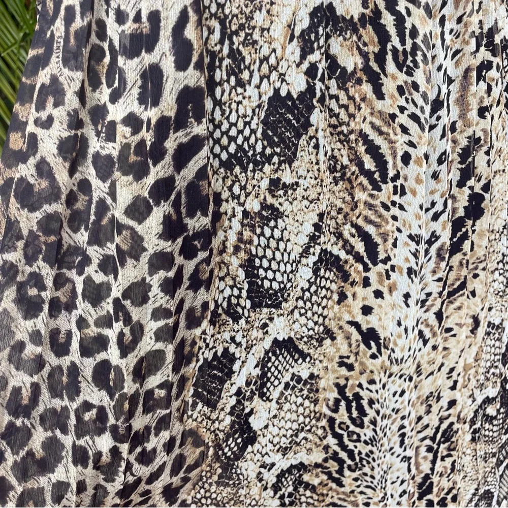 All Saints Nouvel Noche Animal Print Maxi Dress - Picture 5 of 7